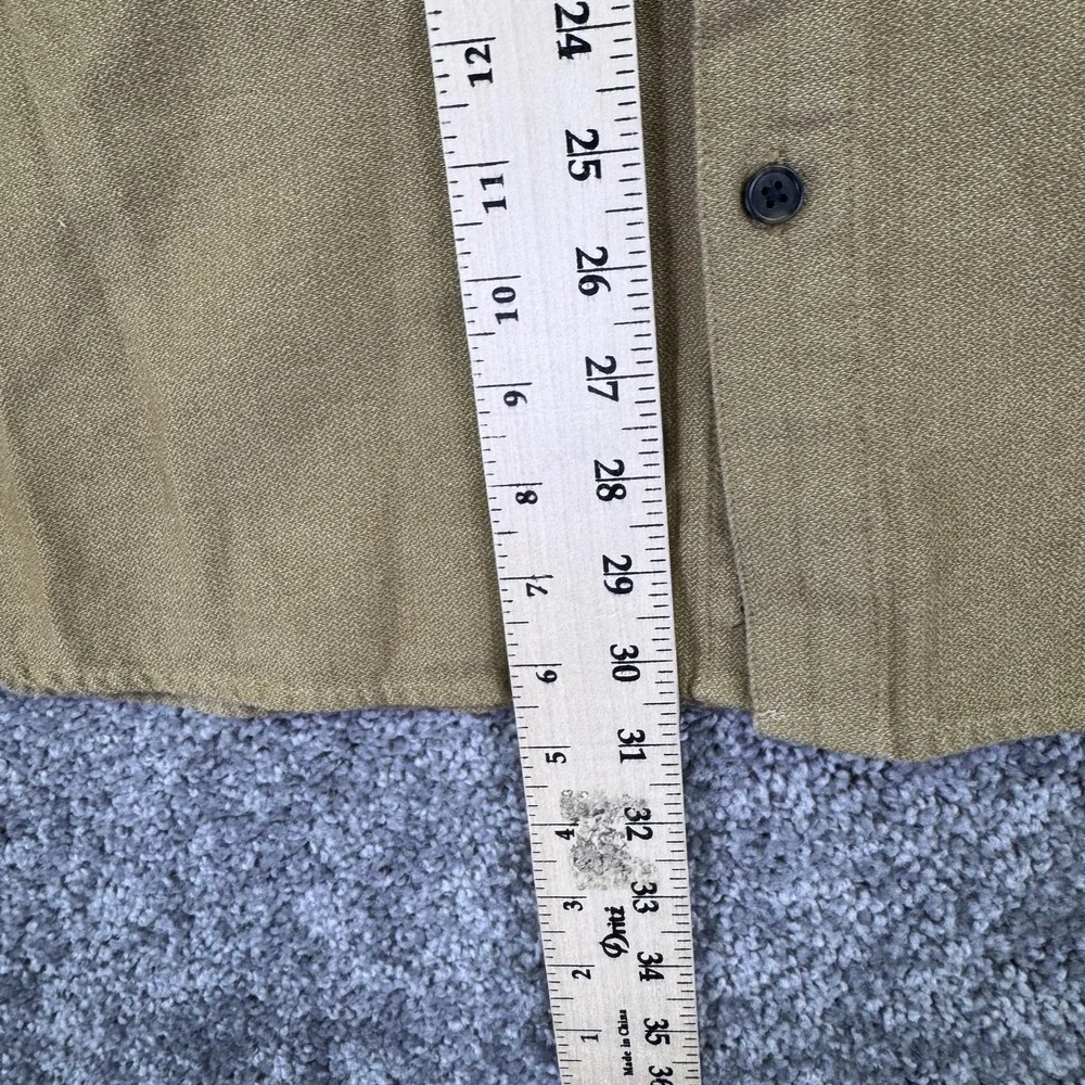 Goodfellow & Co Shirt Mens 2XL Brown Long Sleeve Button Casual Pockets Work